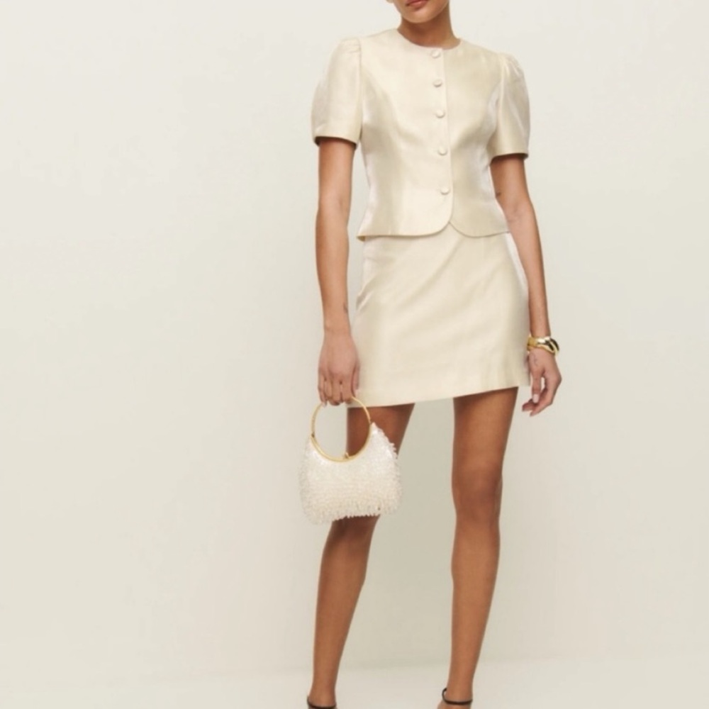 Reformation Mika Two Piece Cream